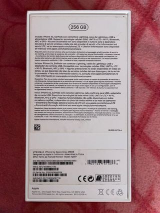 iPhone XS Apple Negro Multicolor