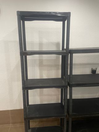 Estantería PVC Negra Garaje