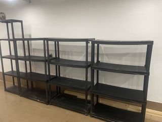 Estantería PVC Negra Garaje