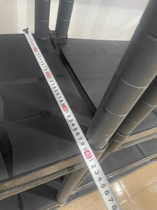 Estantería PVC Negra Garaje