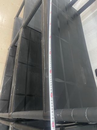 Estantería PVC Negra Garaje