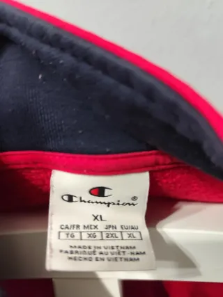 Sudadera Vintage Champion Roja