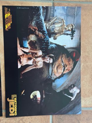 Star Wars El Retorno del Jedi fotocromos