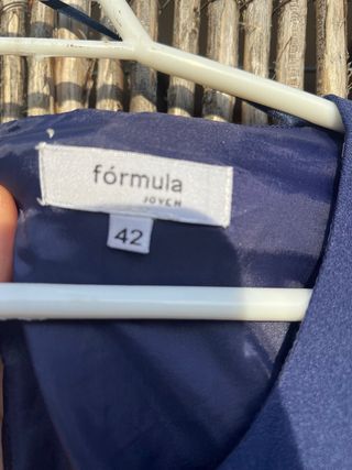Vestido Fórmula Joven Talla 42