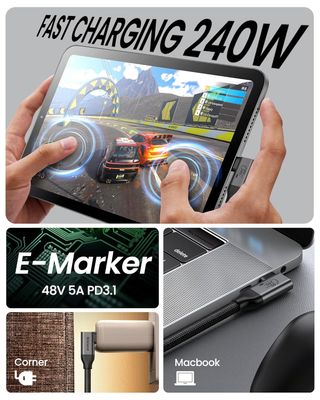 Silkland 40Gbps Cable Thunderbolt 4 Compatible, Ca