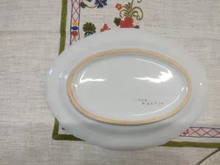 Piatto Ovale Faenza CALF vintage