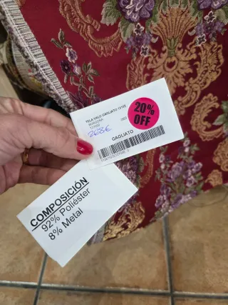 Tela fallera 6 metros