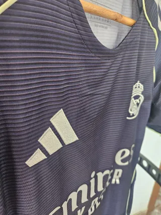 Camiseta Real Madrid Adidas Talla S Negra 25/26