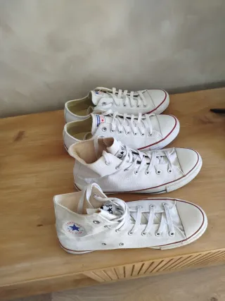 LOTE CONVERSE 42 PELLE SCARPE