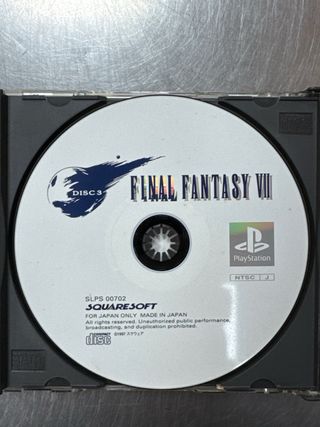 Final Fantasy VII, Sony PS1 (JAP)