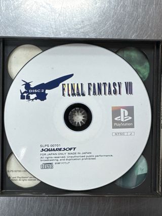 Final Fantasy VII, Sony PS1 (JAP)