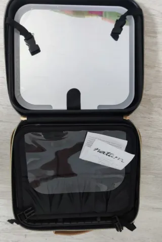 Neceser Estuche maquillaje espejo LED Natura