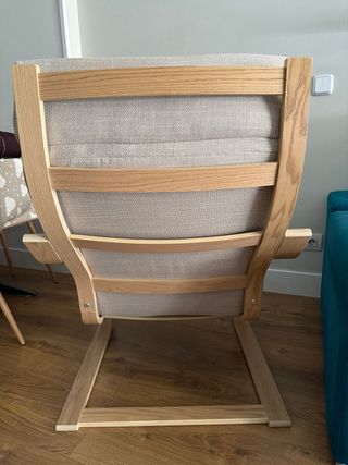 Dolcevita Poäng Ikea Beige in Legno