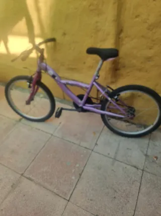 Bicicleta niña morada