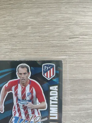 Godín firma serigrafiada Adrenalyn 2017/18