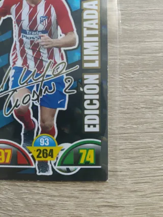 Godín firma serigrafiada Adrenalyn 2017/18