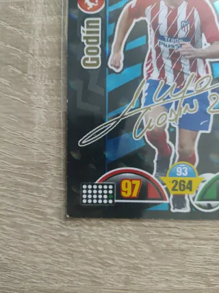 Godín firma serigrafiada Adrenalyn 2017/18