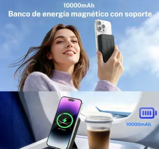 Batería Portátil Magnética 10000mAh Sin Abrir