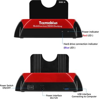 - Tccmebius USB 3.0 Estación de Acoplamiento del