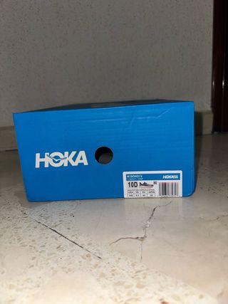 Zapatillas Hoka Bondi 9 Running Azul Naranja