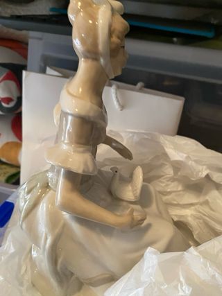 Figura de porcelana mujer bailarina