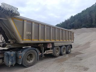 Remolque bañera volquete hidráulico aluminio