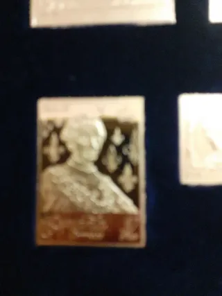 Monedas Plata 925 Chap⁹adas Oro