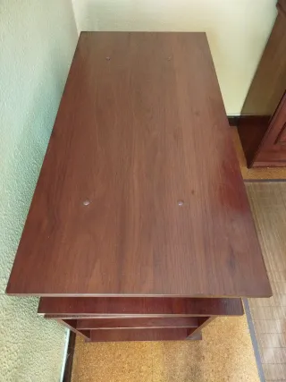 Mueble TV madera y cristal. GRATIS