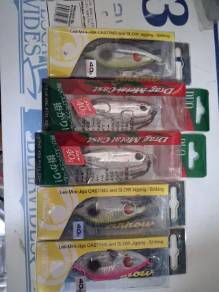 Lote 3 Jigs 40g Pesca Casting Slow Jigging