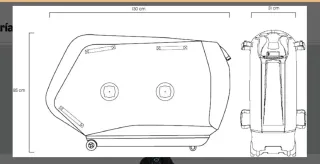 Bolsa transporte bicicleta biknd helium