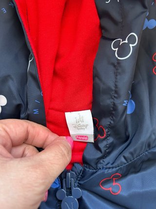 Giubbotto anti vento neonato Mickey Mouse
