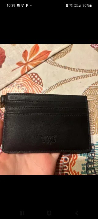 Portafoglio donna Pinko nero con catena