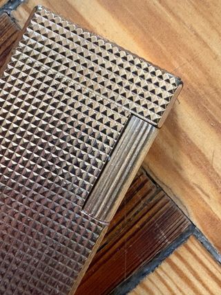 Mechero Dupont antiguo chapado oro 20N