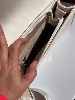 Borsa Armani Exchange crema