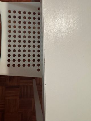 Mesa de comedor/cocina blanca