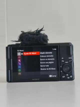 Cámara Sony ZV-1F Negra