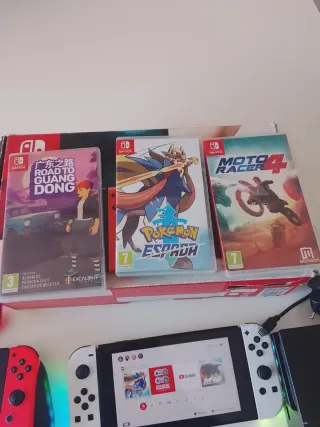 Nintendo Switch Blanca + Juegos
