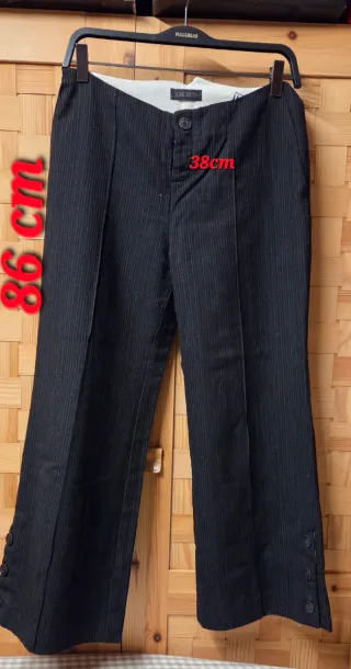 Pantalón ikks  Raya Diplomática Negro/Gris