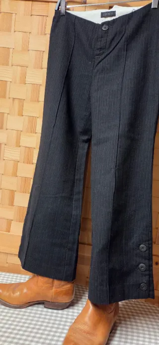 Pantalón ikks  Raya Diplomática Negro/Gris