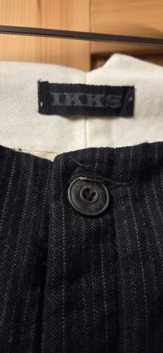 Pantalón ikks  Raya Diplomática Negro/Gris