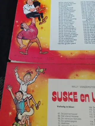 Dos cómics suske en wiske