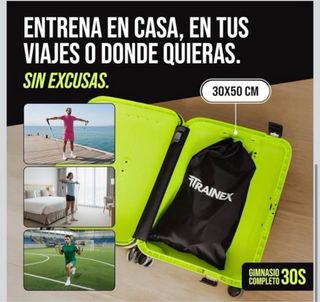 TRAINEX Gomas Elásticas + Barra (100 KG)