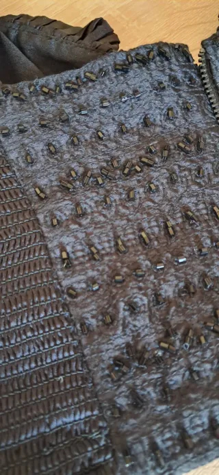 Corsé negro con pedrería