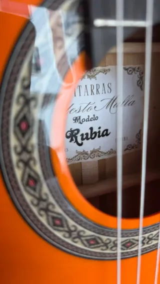 Guitarra Flamenca Naranja RUBIA