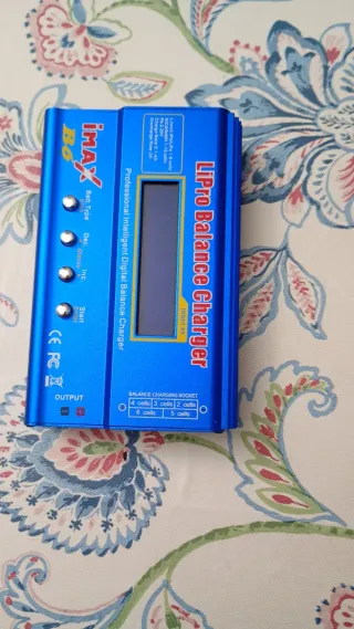 Cargador Baterías Lipo IMAX B6 Balanceador Azul