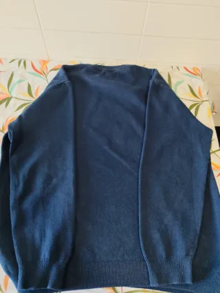 Jersey Zara Hombre Azul Talla L