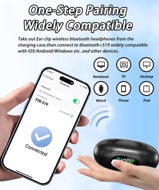 Laxon Auriculares inalámbricos Bluetooth 5.3 con c