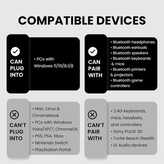 Avantree DG45 Bluetooth 5.0 USB Dongle Adaptador p