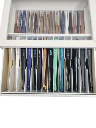 Collezione di ventagli da collezione