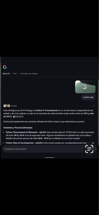 Figura exclusiva de Lego Ninjago Pythor P.